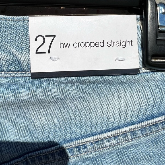 7 For All Mankind high waist cropped straight jeans - Picture 5 of 8